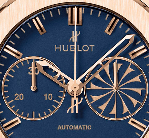 Hublot-Mykonos-Classic-Fusion-Chronograph-dial-detail