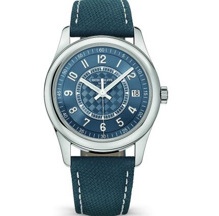 The Patek Philippe sports a distinctive look of sporty style.