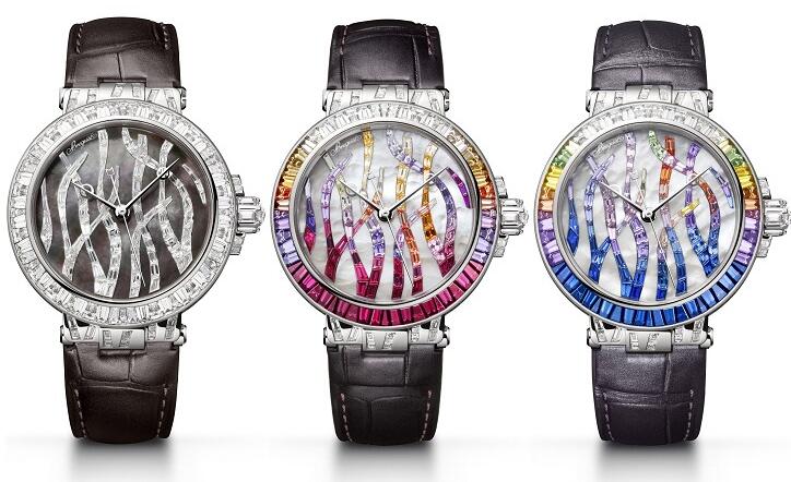 Swiss replica watches present three charming forms.