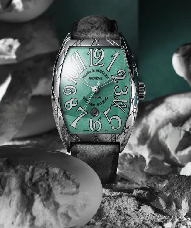 Swiss made fake watches are impressive with green color.